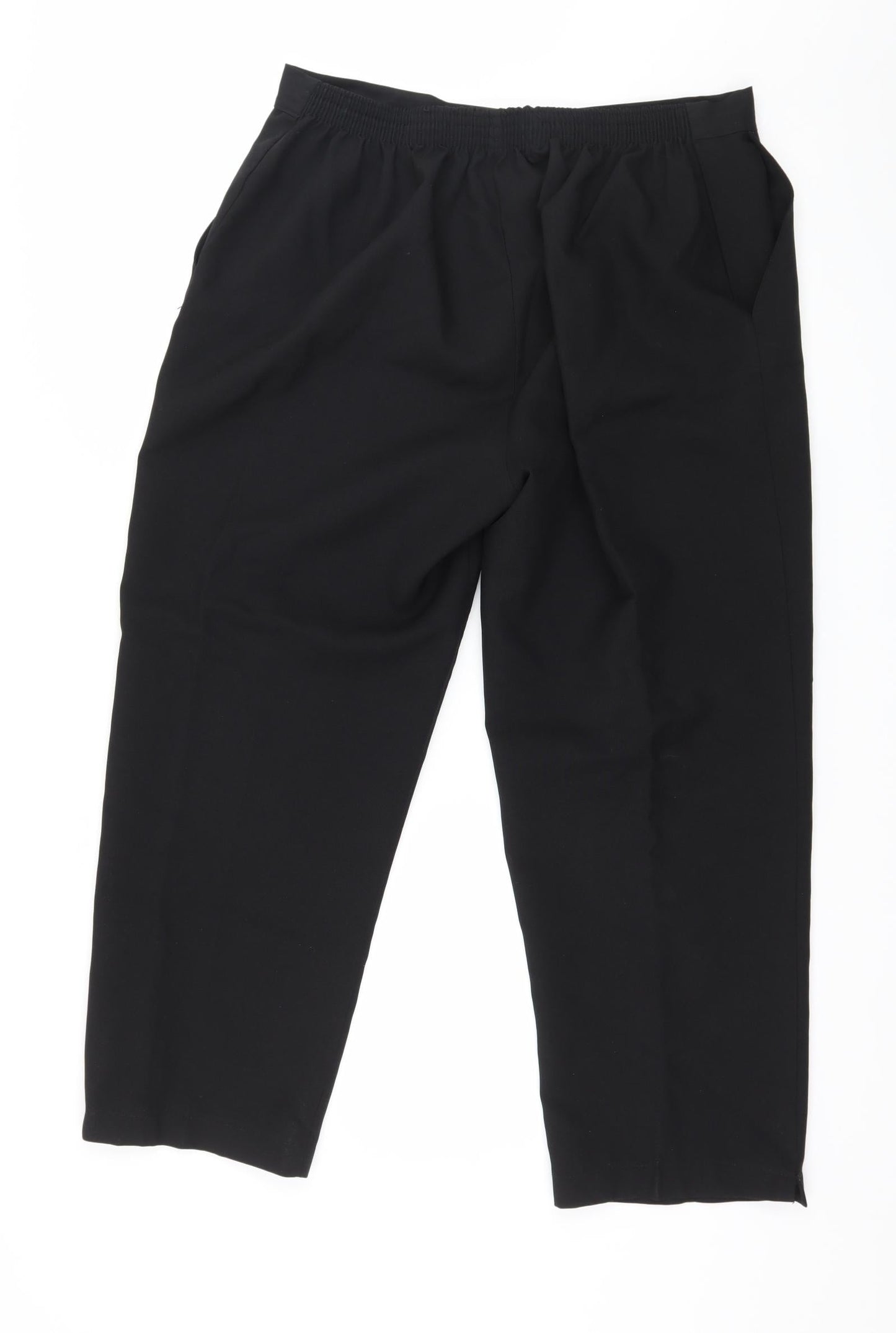Womens UK Size 34 in Preworn Regular Fit  Black Trousers