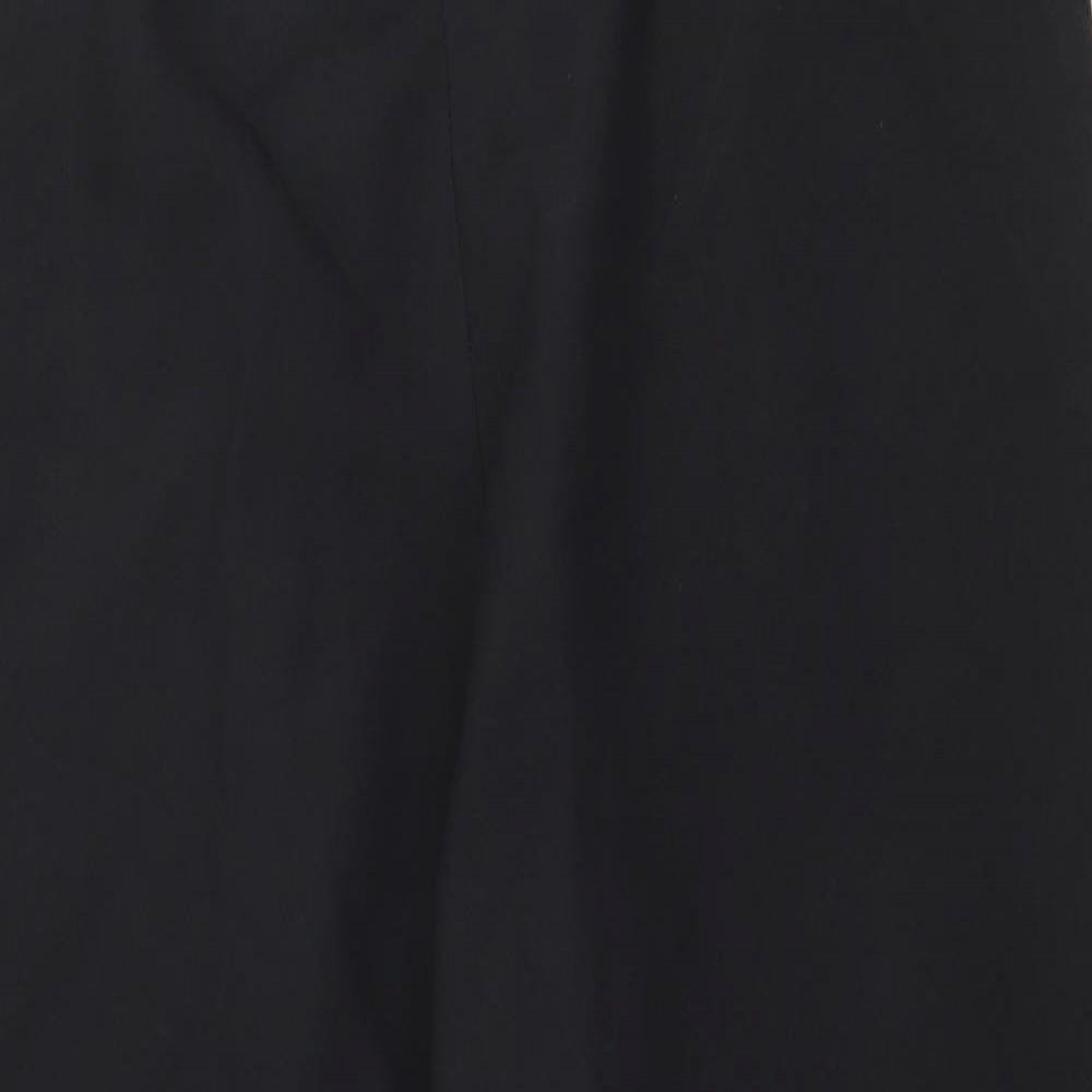 Womens UK Size 34 in Preworn Regular Fit  Black Trousers