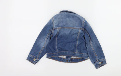 Gap Girls Blue  Denim Jacket  Size 3 Years
