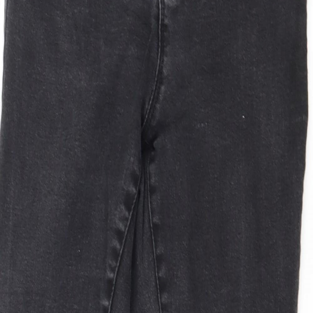 Denim & Co. Womens Grey  Denim Skinny Jeans Size 12 L26 in