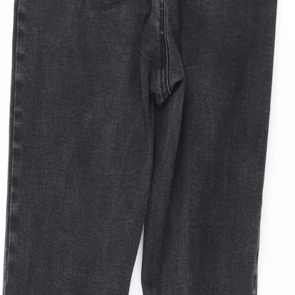 Denim & Co. Womens Grey  Denim Skinny Jeans Size 12 L26 in