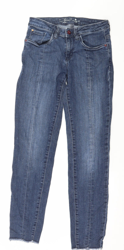 TOM TAILOR Womens Blue  Denim Skinny Jeans Size 27 in L28 in