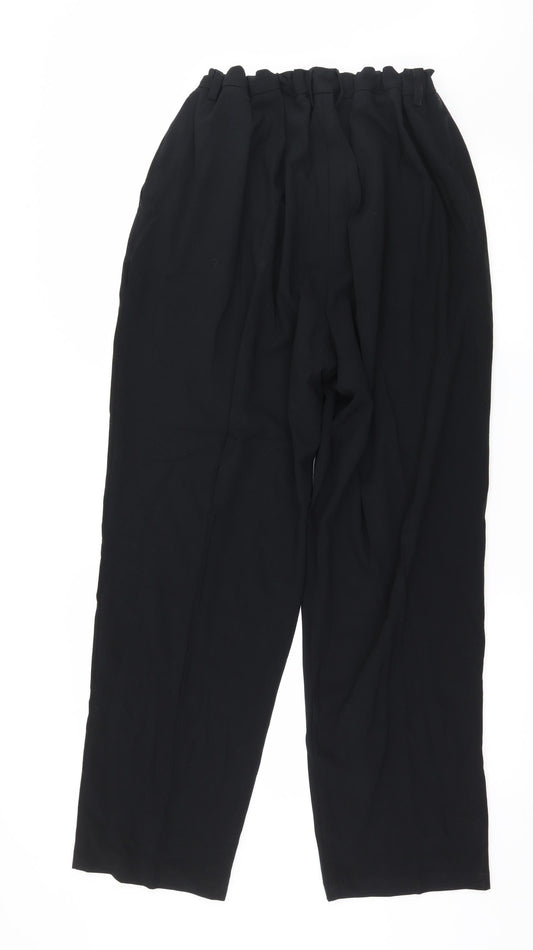 Womens UK Size 38 in Marks and Spencer Regular Fit  Black Trousers