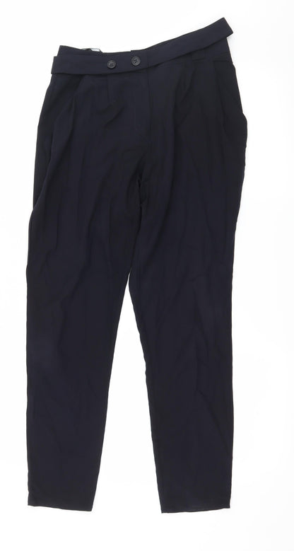 Womens UK Size 8 Topshop Regular Fit  Blue Trousers