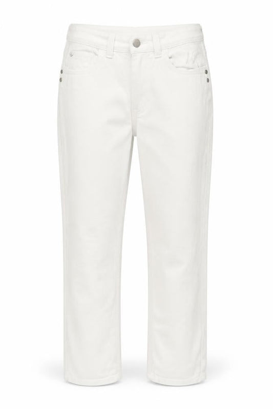 Tu Womens White  Denim Straight Jeans Size 8 L27 in