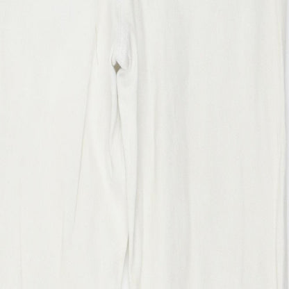 TU Womens White  Denim Straight Jeans Size 8 L27 in