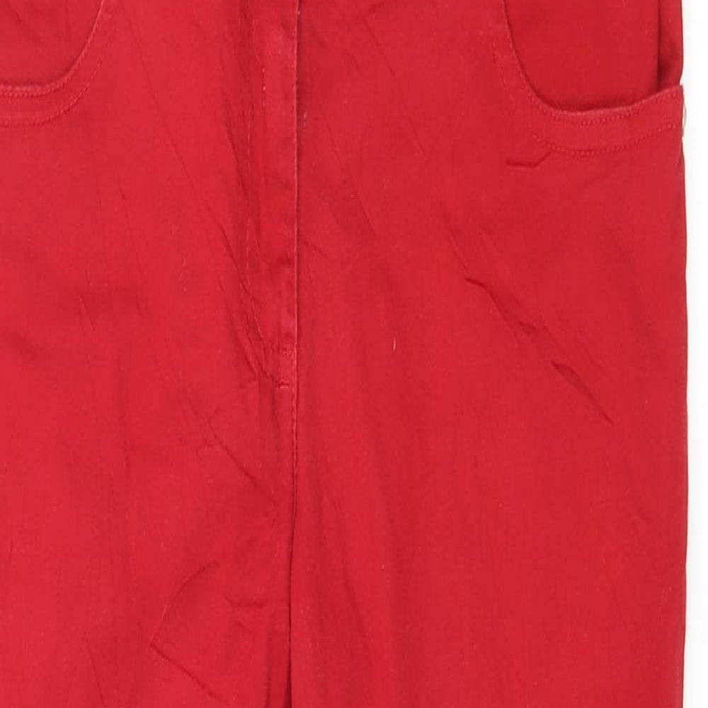 Womens UK Size 28 in Preworn Regular Fit  Red Trousers
