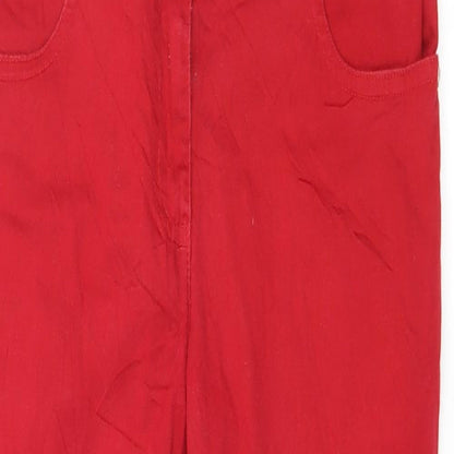 Womens UK Size 28 in Preworn Regular Fit  Red Trousers