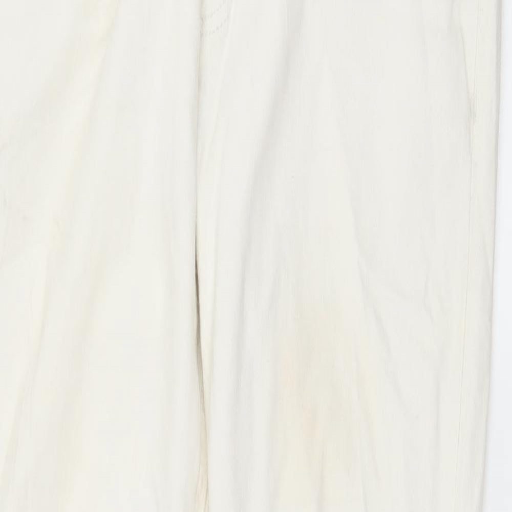 Rut & Circle Womens White  Denim Skinny Jeans Size 16 L29 in