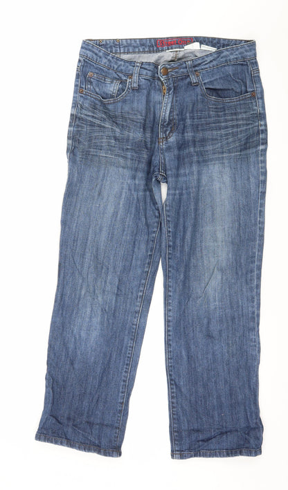 Womens UK Size 32 in Street One Regular Fit Straight Blue Jeans