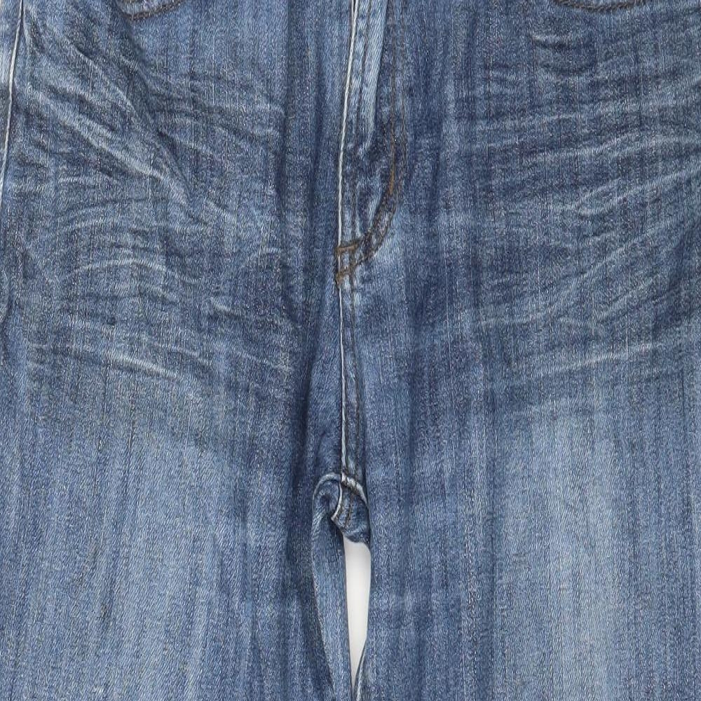 Womens UK Size 32 in Street One Regular Fit Straight Blue Jeans