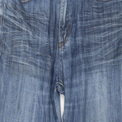 Womens UK Size 32 in Street One Regular Fit Straight Blue Jeans