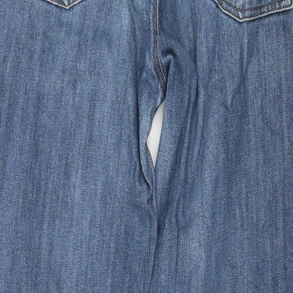 Womens UK Size 32 in Street One Regular Fit Straight Blue Jeans
