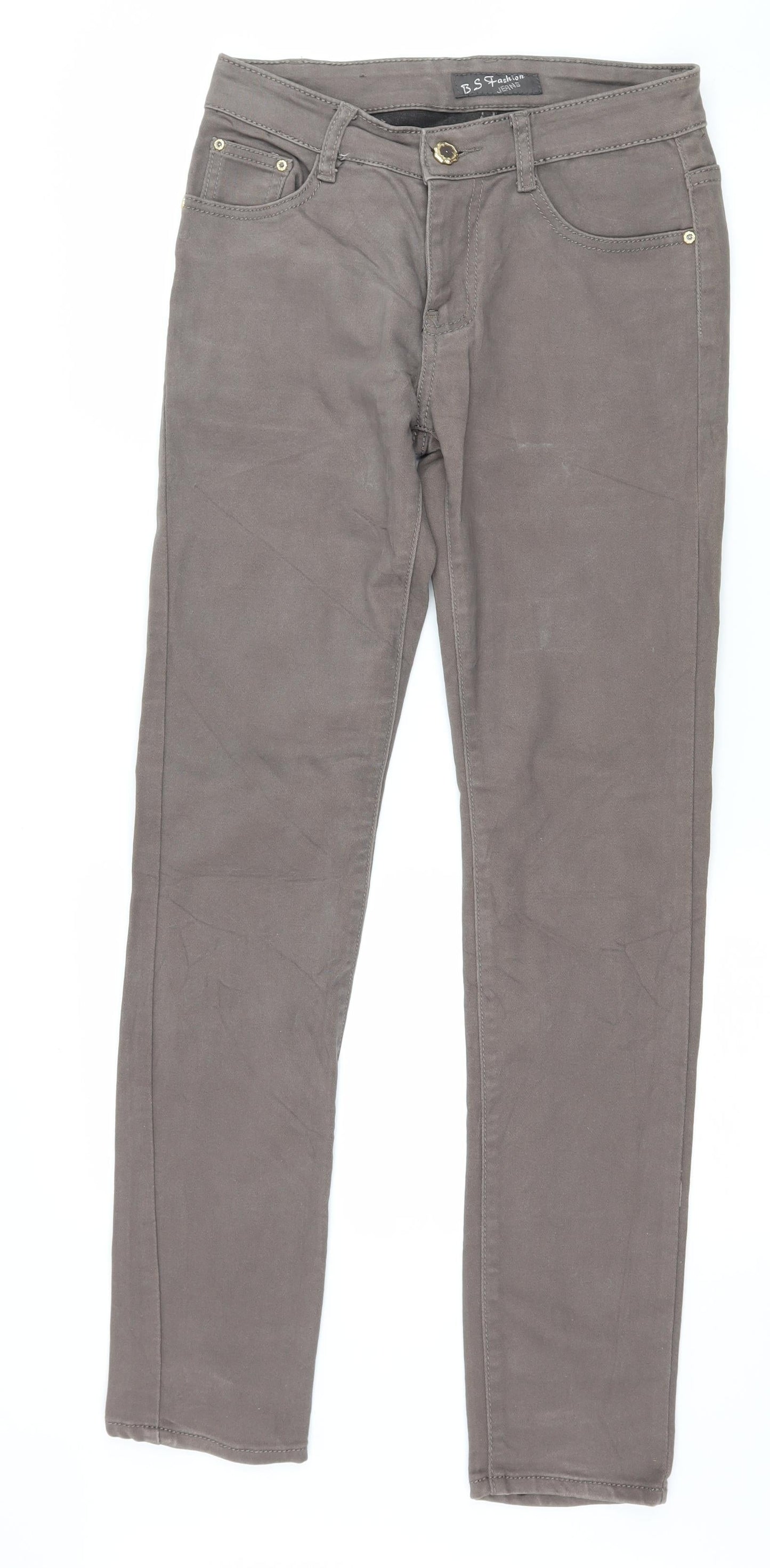 BS Fashion Womens Brown  Denim Skinny Jeans Size 30 in L31 in