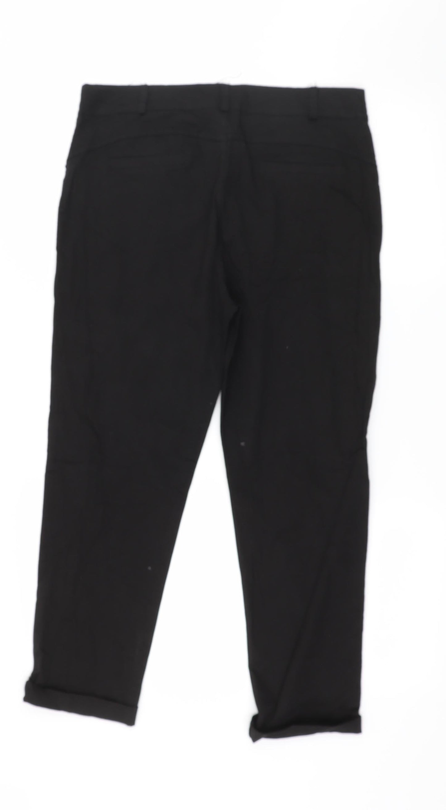 Womens UK Size 36 in Preworn Regular Fit  Black Trousers