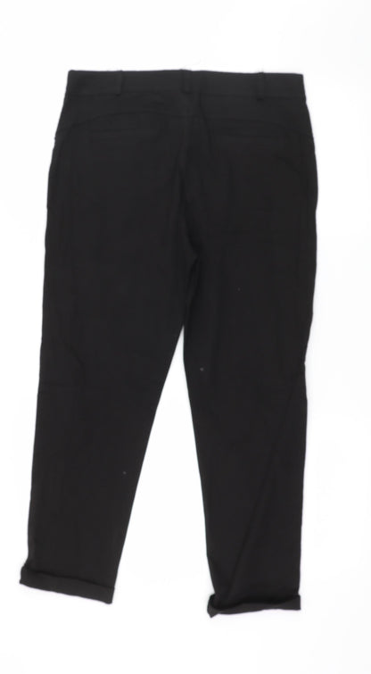 Womens UK Size 36 in Preworn Regular Fit  Black Trousers