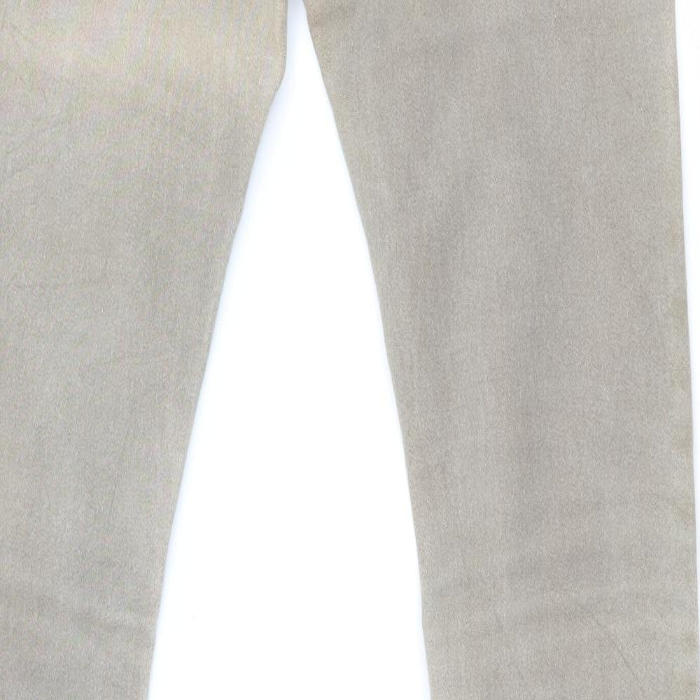LD Style Womens Brown  Denim Skinny Jeans Size 10 L28 in