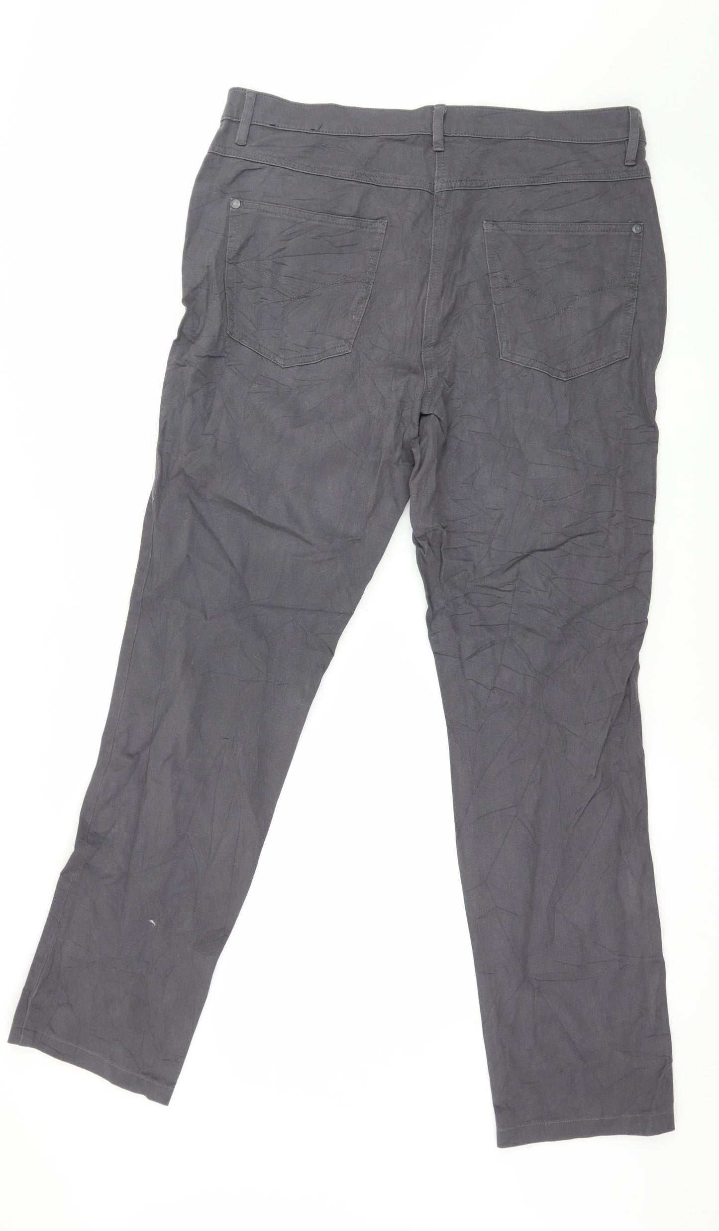 Vianni Womens Grey  Denim Skinny Jeans Size 36 in L30 in
