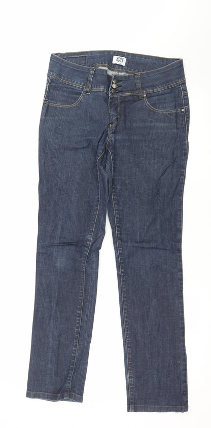 Womens UK Size 32 in VERO MODA Regular Fit Straight Blue Jeans