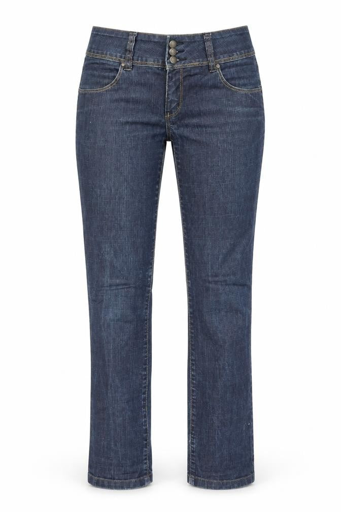 Vero Moda Womens Blue  Denim Straight Jeans Size 32 in L29 in