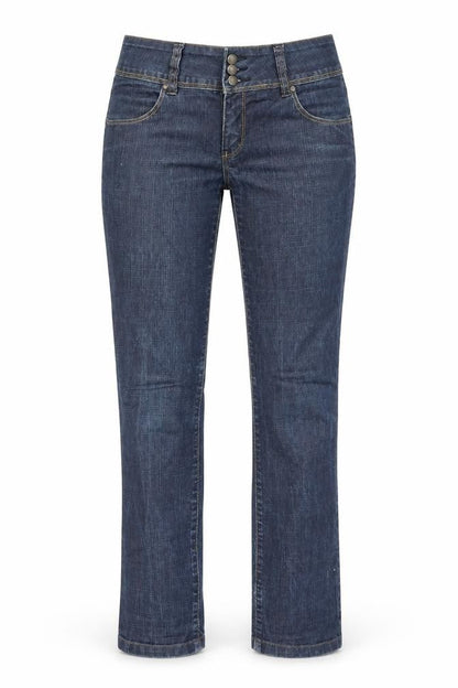 Vero Moda Womens Blue  Denim Straight Jeans Size 32 in L29 in