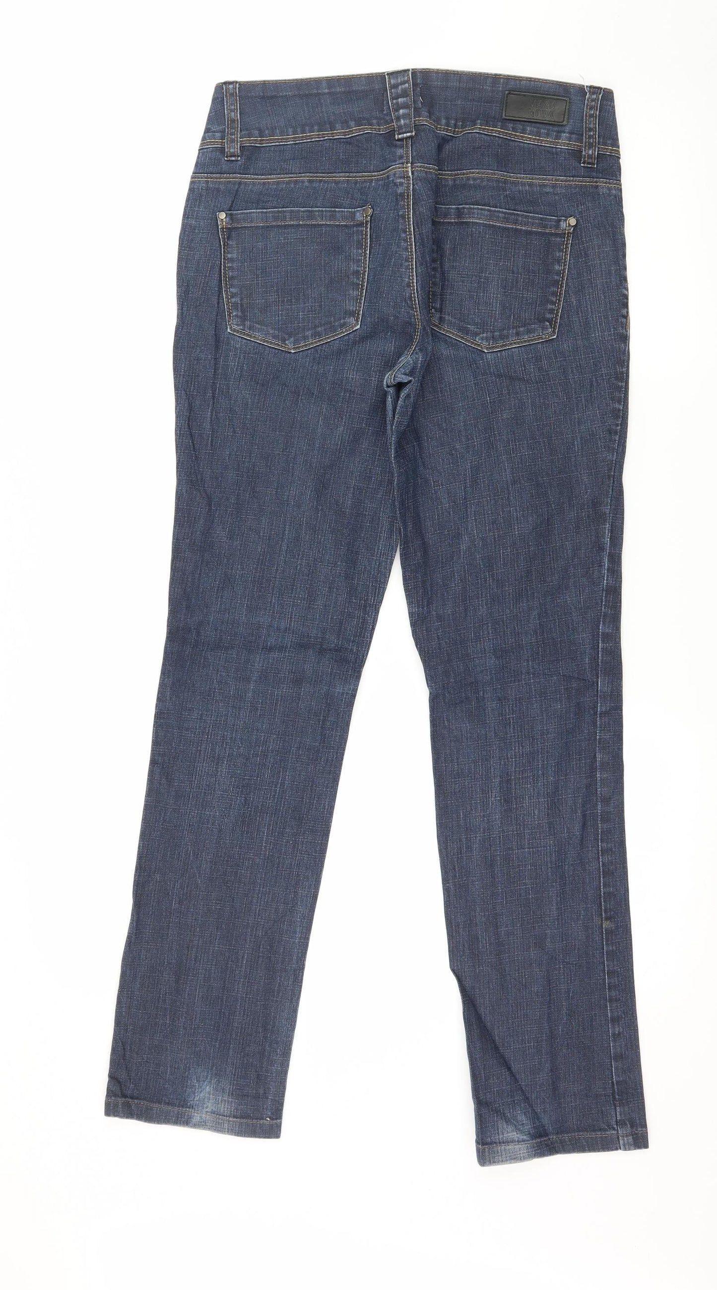 Womens UK Size 32 in VERO MODA Regular Fit Straight Blue Jeans