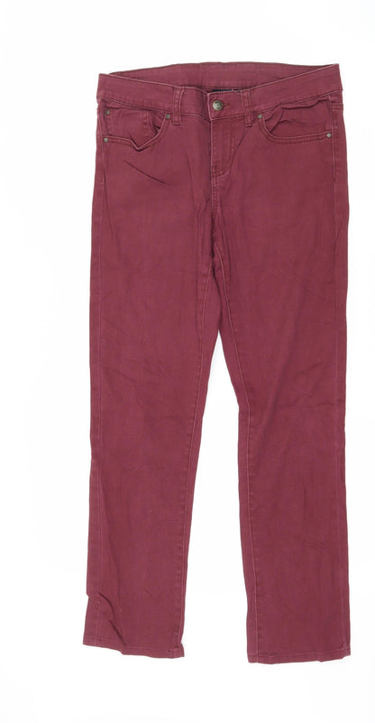 ESMARA Womens Purple  Denim Skinny Jeans Size 12 L28 in