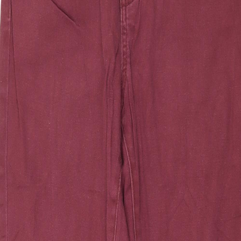 ESMARA Womens Purple  Denim Skinny Jeans Size 12 L28 in