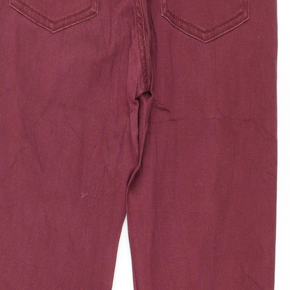 ESMARA Womens Purple  Denim Skinny Jeans Size 12 L28 in