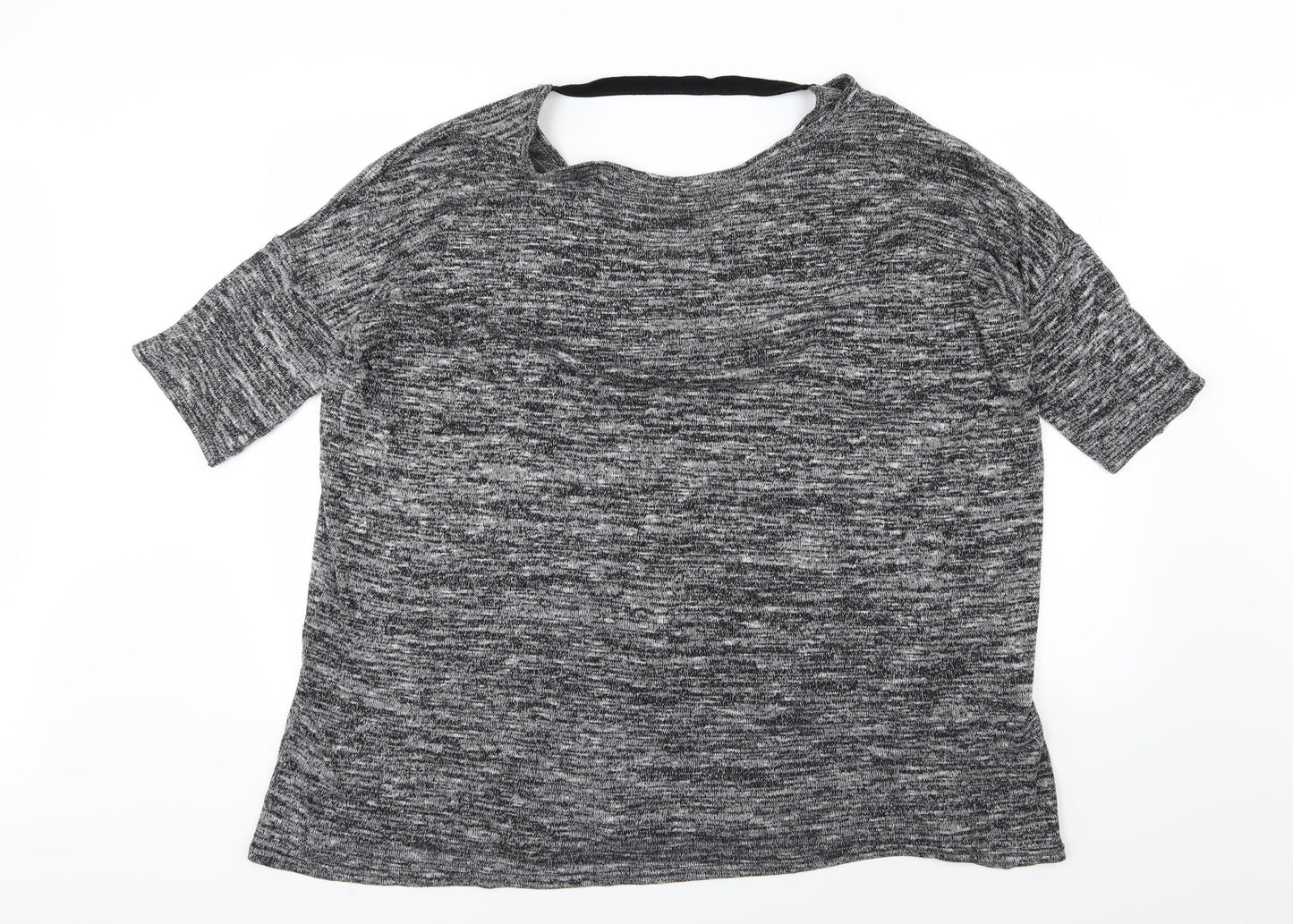Preworn Womens Grey  Knit Pullover Jumper Size M  - oversized