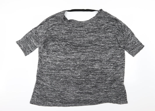 Preworn Womens Grey  Knit Pullover Jumper Size M  - oversized