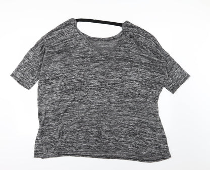 Preworn Womens Grey  Knit Pullover Jumper Size M  - oversized