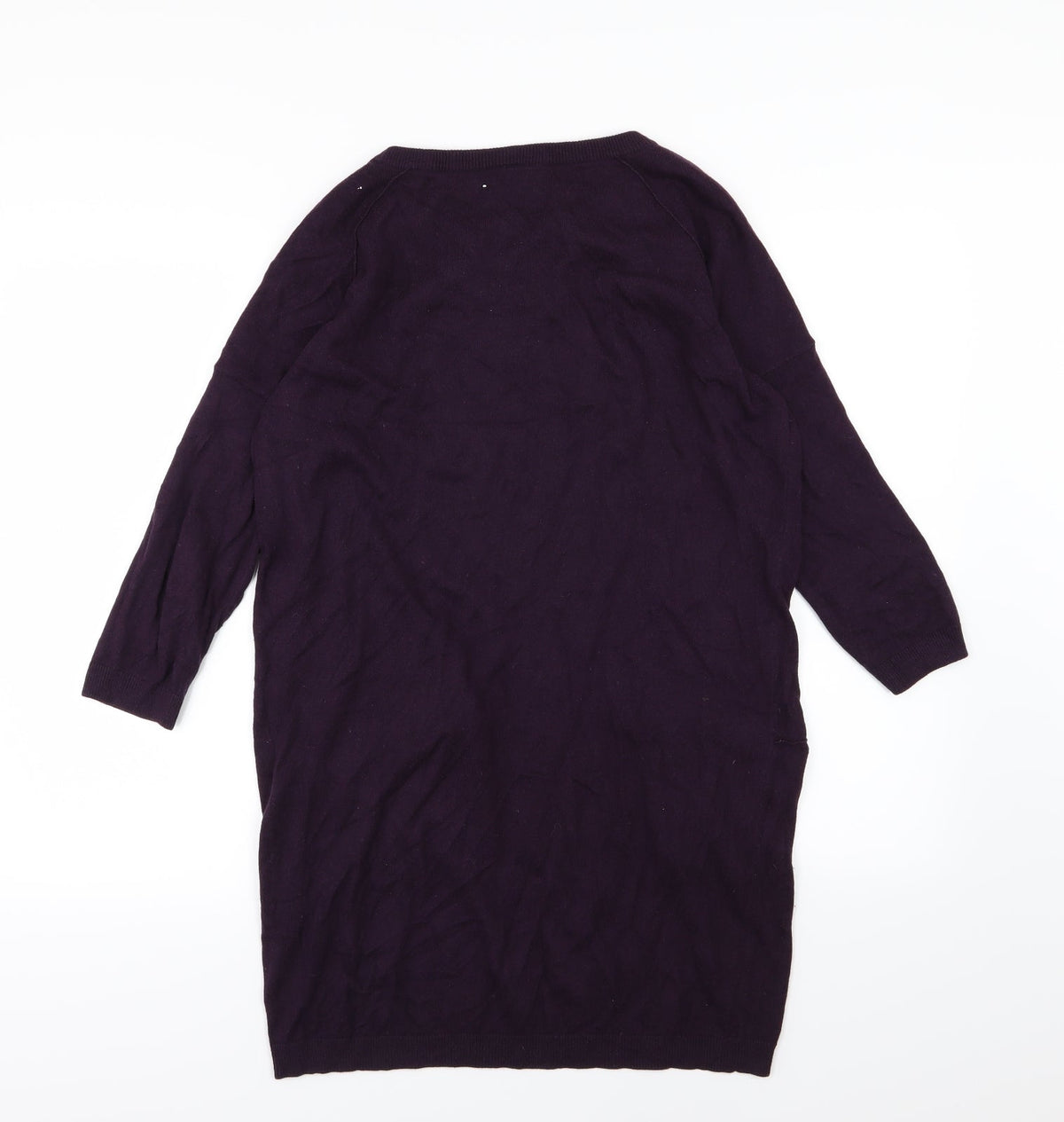 Warehouse Womens Purple  Knit Pullover Jumper Size 12