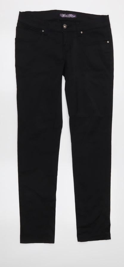 Mini Bleu Womens Black   Trousers  Size 32 in L30 in
