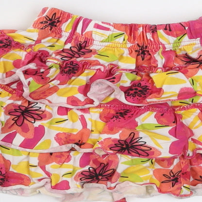 Nutmeg Girls Pink Floral Jersey Peasant Skirt Size 2-3 Years