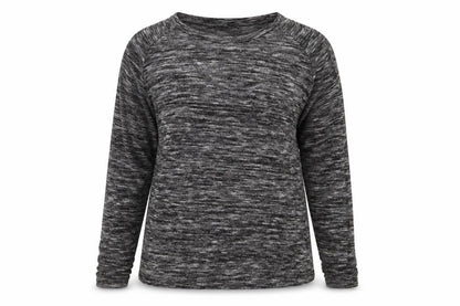 Womens UK Size 14 Papaya Grey Basic Blouse