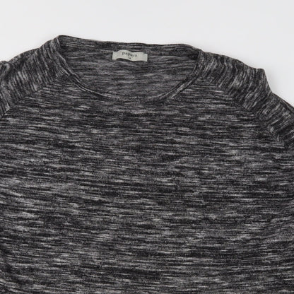 Papaya Womens Grey  Jersey Basic Blouse Size 14