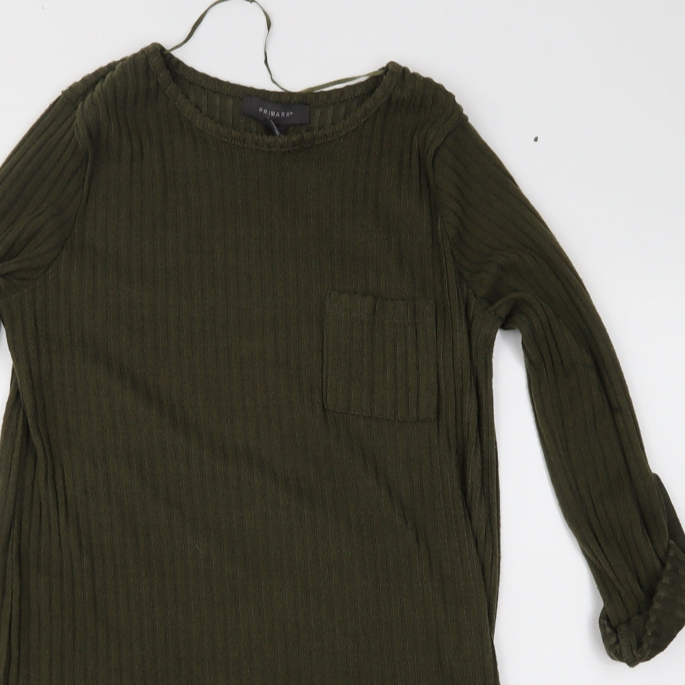Primark Womens Green   Tunic Blouse Size XS