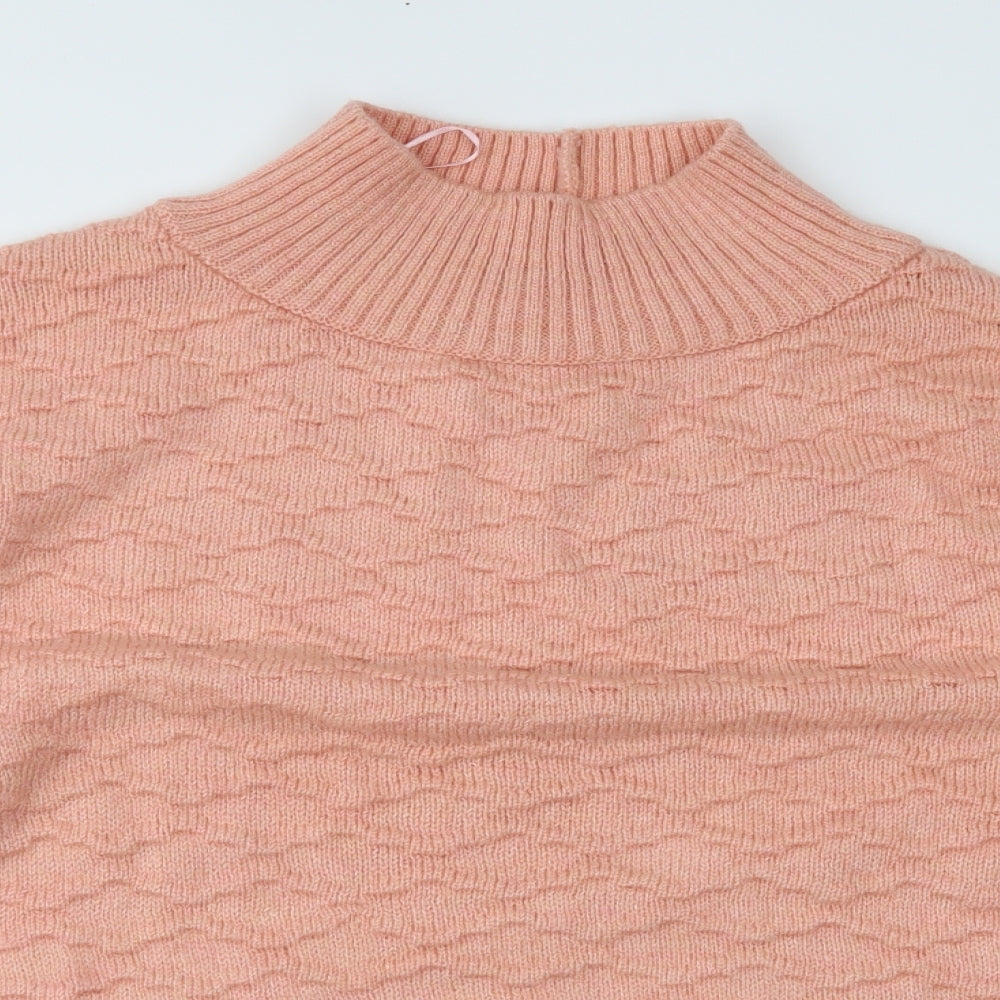 Next Womens Pink  Knit Pullover Jumper Size M