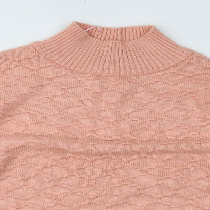 Next Womens Pink  Knit Pullover Jumper Size M