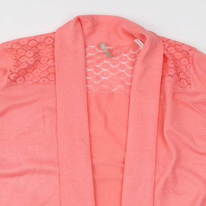 Anthology Womens Pink  Knit Cardigan Jumper Size 14