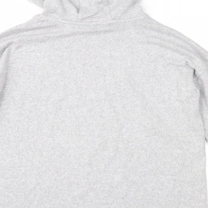 Marks and Spencer Girls Grey  Knit Pullover Hoodie Size 12-13 Years