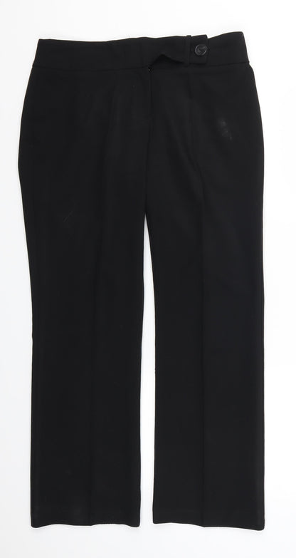 George Womens Black   Trousers  Size 12 L29 in