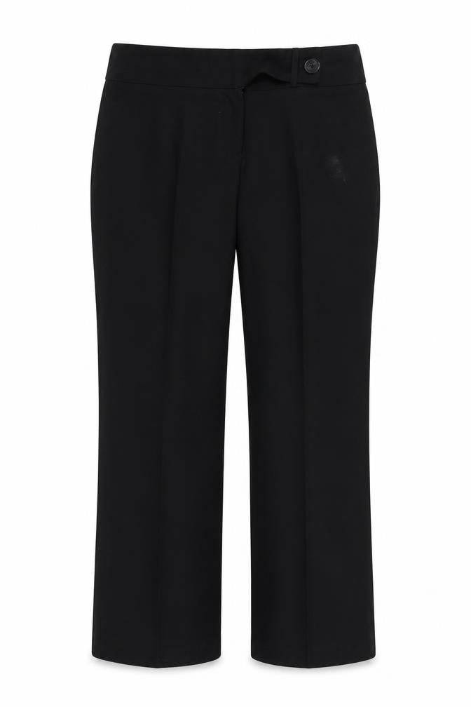 Womens UK Size 12 George Regular Fit  Black Trousers