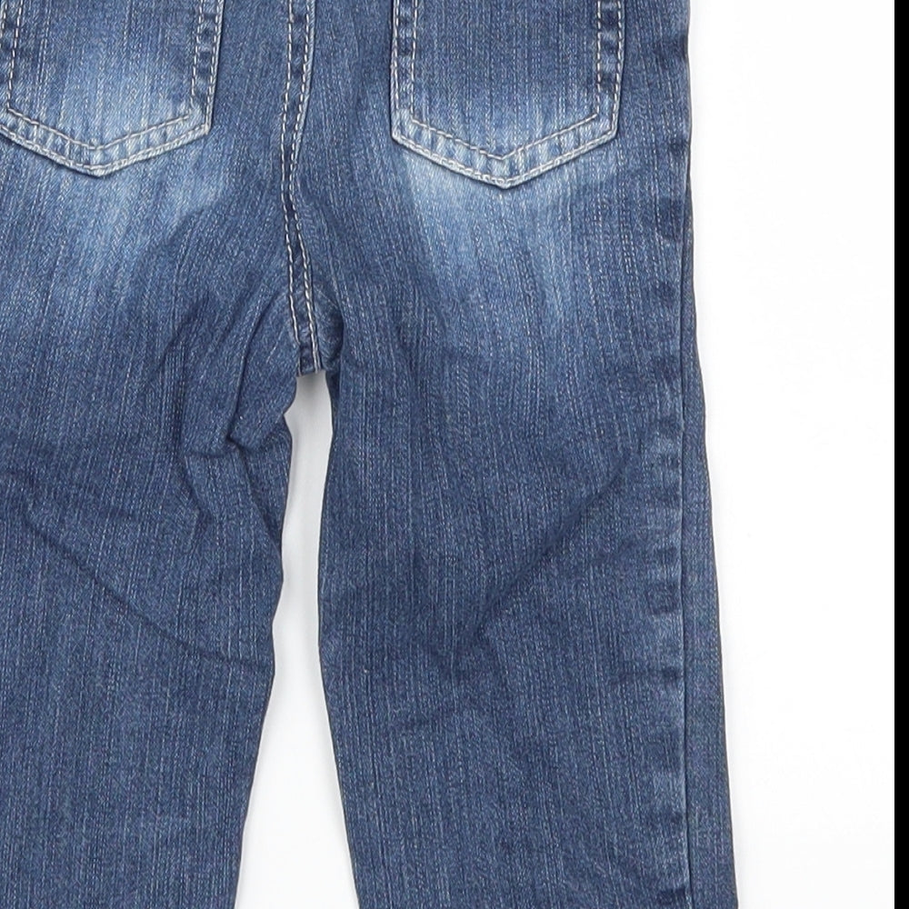 Tisai Boys Blue  Denim Cargo Jeans Size 18 Months