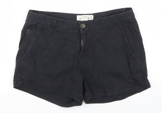 H&M Womens Grey   Hot Pants Shorts Size 6