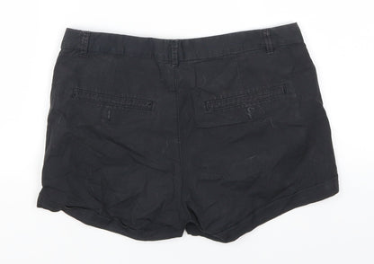 H&M Womens Grey   Hot Pants Shorts Size 6
