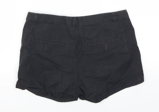 H&M Womens Grey   Hot Pants Shorts Size 6
