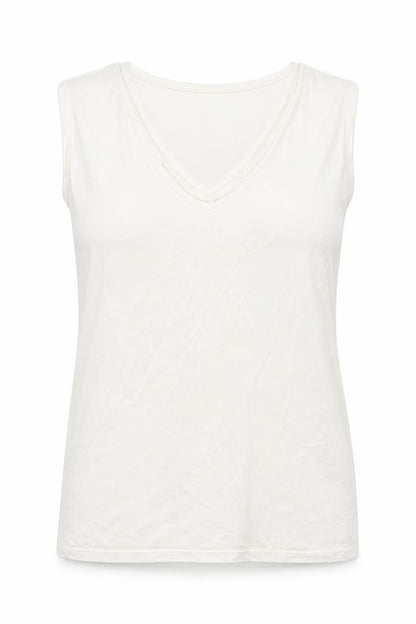 S. Oliver Womens White   Basic T-Shirt Size 10