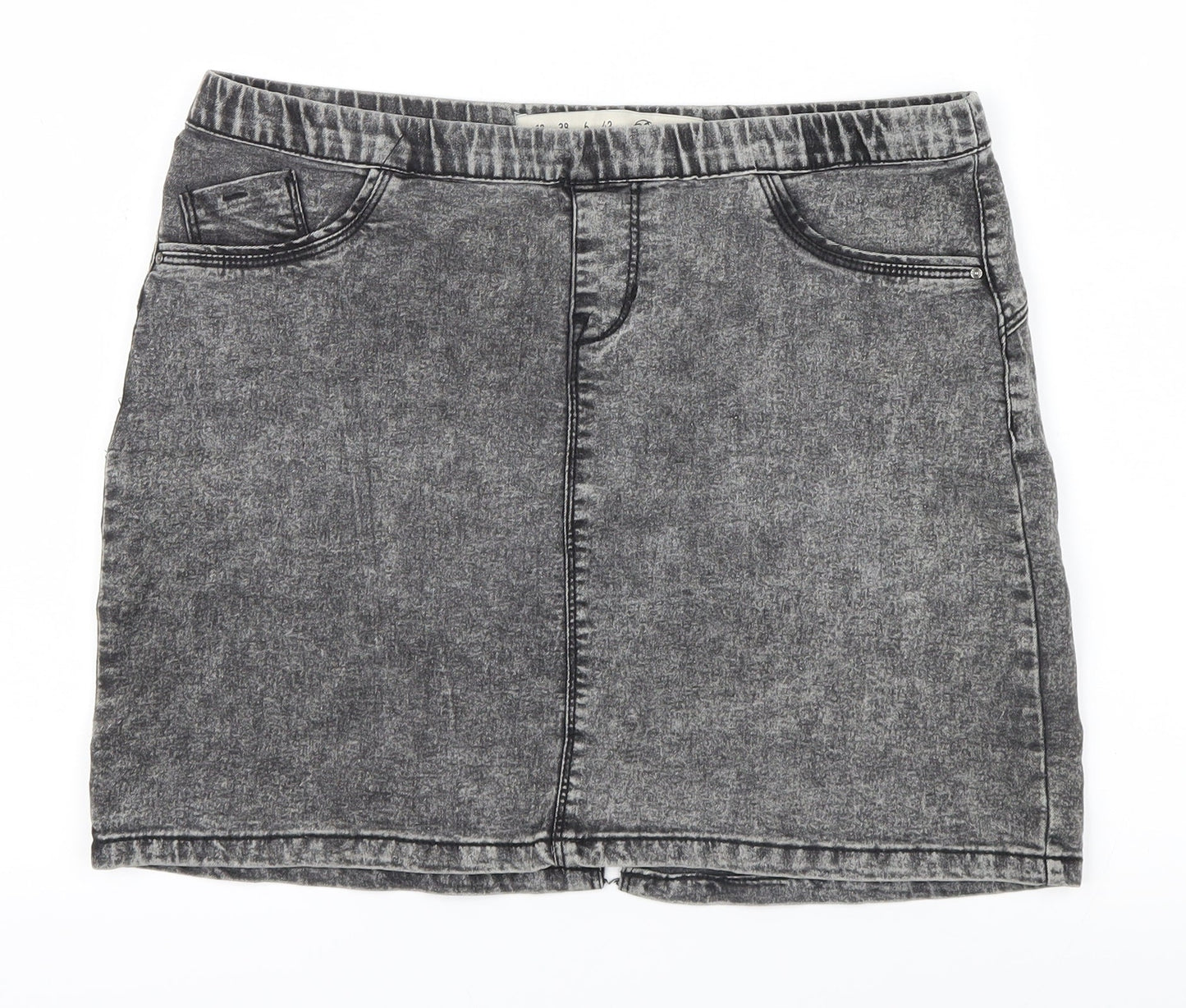 Womens UK Size 10 Denim Co. Straight & Pencil Denim Skirt